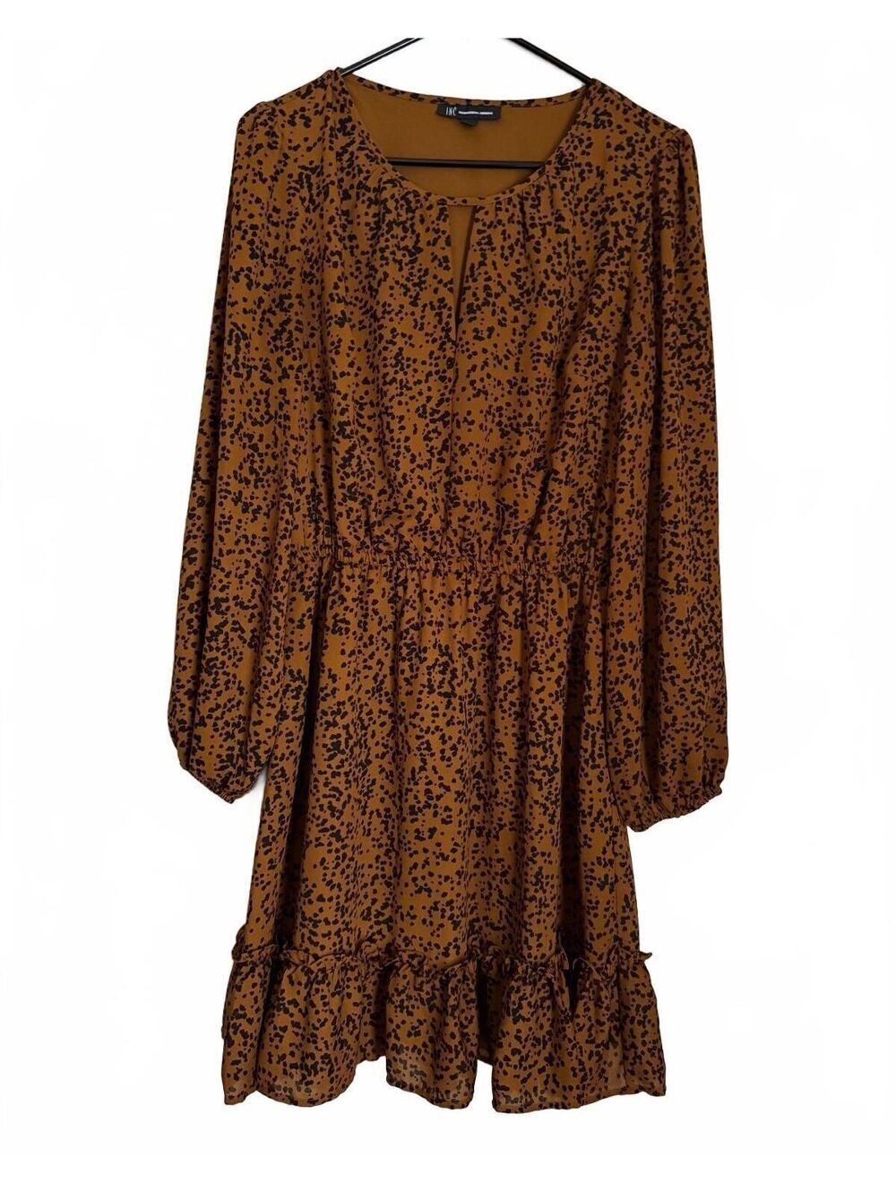 Inc International Concepts Dress Size Medium Animal Print Retro Coquette Girl